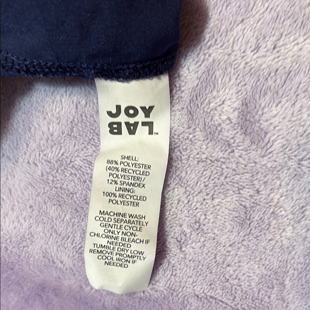 JoyLab Blue Athletic Shorts Elastic Waist Moisture-Wicking - Picture 7 of 7